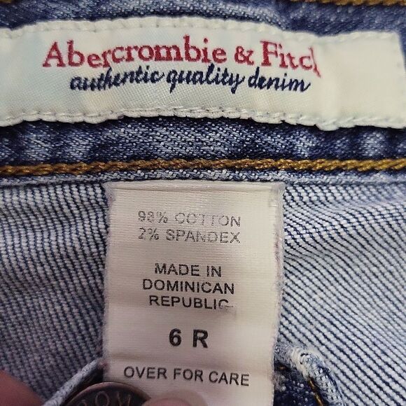 Abercrombie & Fitch Vintage Bootcut Medium Was Jeans Size 6 - Picture 11 of 12